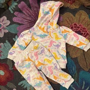 12m Dinosaur Matching Set / Sweatsuit / Co-ord